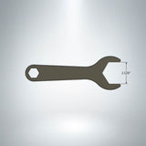 2-1/2" Hex Punch Nut Wrench for Ironworkers