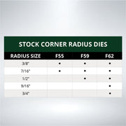 Corner Radius