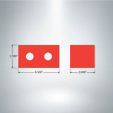 Piranha™ Angle Shear Urethane P70/P90 (0350208)