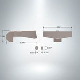 Geka™ Upper Triangular Notcher Blade Hydracrop 50/55