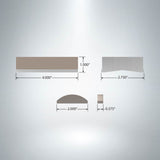 Piranha™ 0230277 Upper Notcher Blade P50/P65/PII-88 dimensions