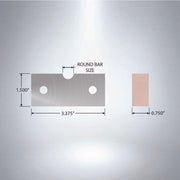 Piranha™ P50/P65 Round Bar Blades