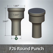 F26/F62 Punch & Die Set - 6 Pack