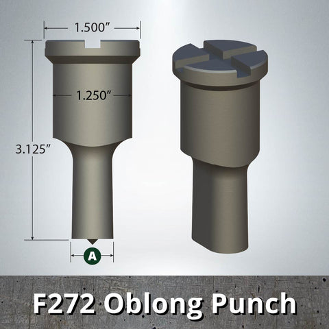 F272/F740 Oblong Punch & Die Set - 6 Pack