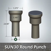 SUN30/SUN45 Punch & Die Set - 6 Pack
